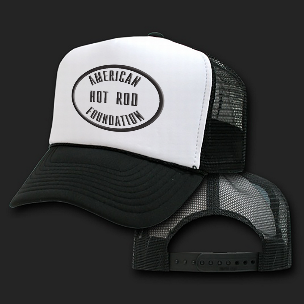 AHRF Snapback Trucker Cap (Black & White)