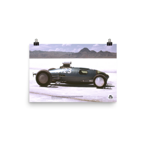 Historic Print #31: Don Colvin Lakester at Bonneville Speedweek (1962)