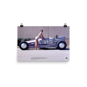 Historic Print #32: Fred Larsen's Roadster Pre-Bonneville (1961)