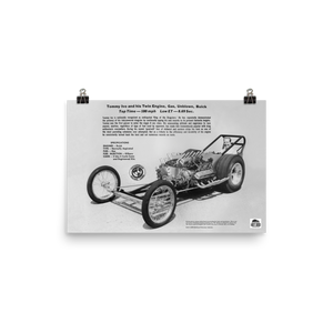 Historic Print #36: Isky Cam Promo Featuring Tommy Ivo Dragster