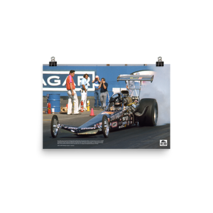 Historic Print #45: Don Garlits Swamp Rat Dragster at Bakersfield (1975)