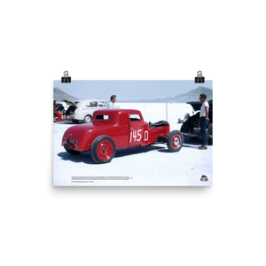 Historic Print #48: Tom Cobbs '29 Ford Coupe at Bonneville (1951)