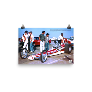 Historic Print #54: Warren-Coburn-Warran Top Fuel Dragster in Fontana (1964)