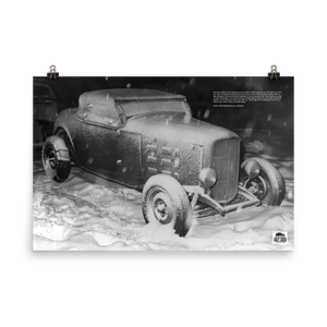 Historic Print #35: Ray Brown's Roadster in Big Bear