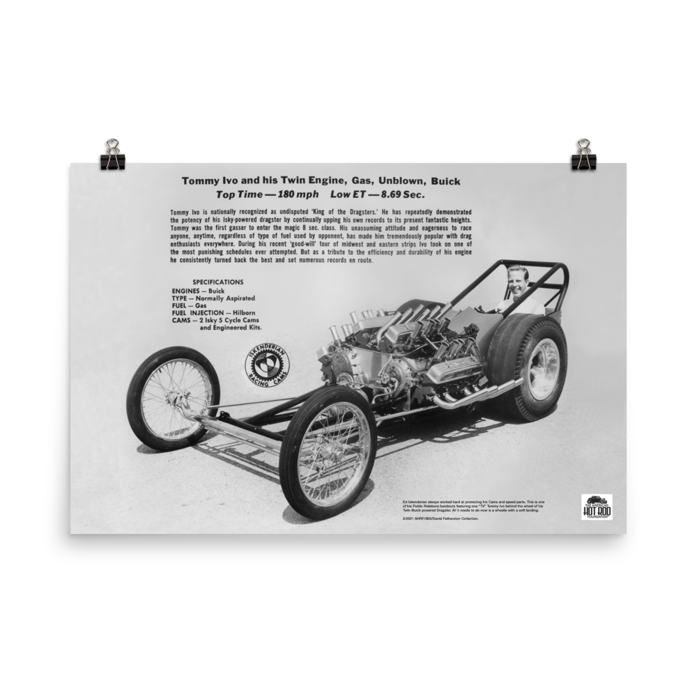 Historic Print #36: Isky Cam Promo Featuring Tommy Ivo Dragster