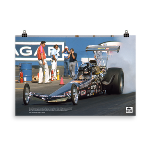 Historic Print #45: Don Garlits Swamp Rat Dragster at Bakersfield (1975)