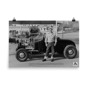 Historic Print #50: Model A at E. Hollywood Auto Service Garages (1947)