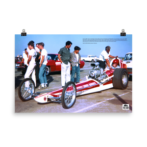 Historic Print #54: Warren-Coburn-Warran Top Fuel Dragster in Fontana (1964)