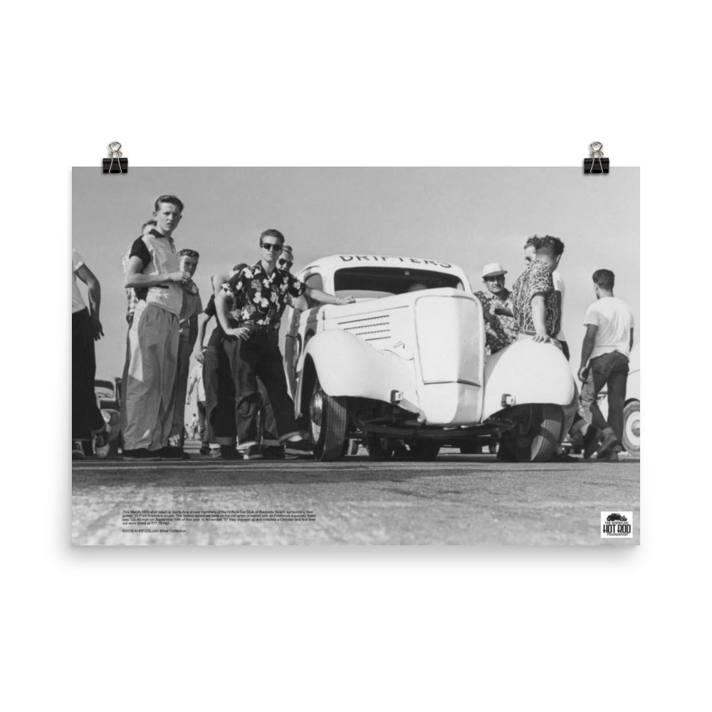 Historic Print #25: Drifters Car Club & Coupe (1956)