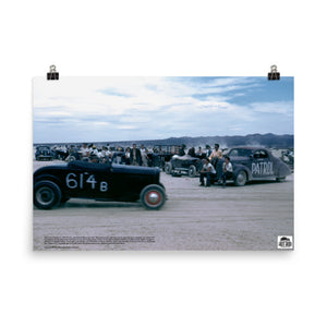 Historic Print #10: SCTA Meet at Harper Dry Lake (1947)