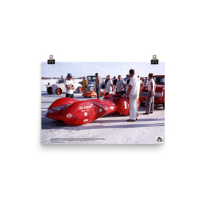 Historic Print #30: Hammon-McGrath-Whip "Redhead" at Bonneville (1963)