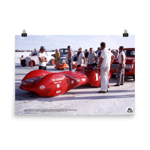 Historic Print #30: Hammon-McGrath-Whip "Redhead" at Bonneville (1963)